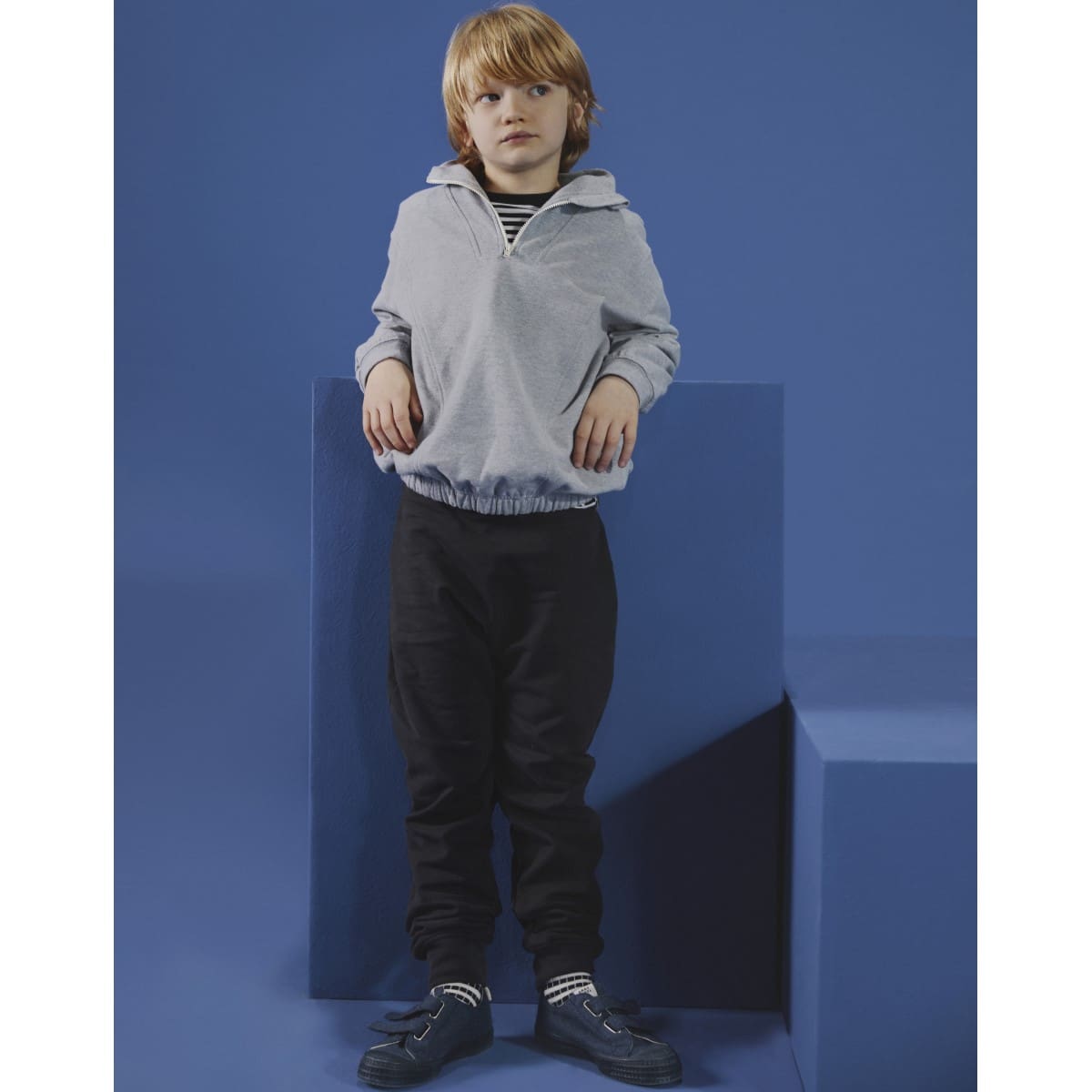 Half-zip Jumper | Grey Melange