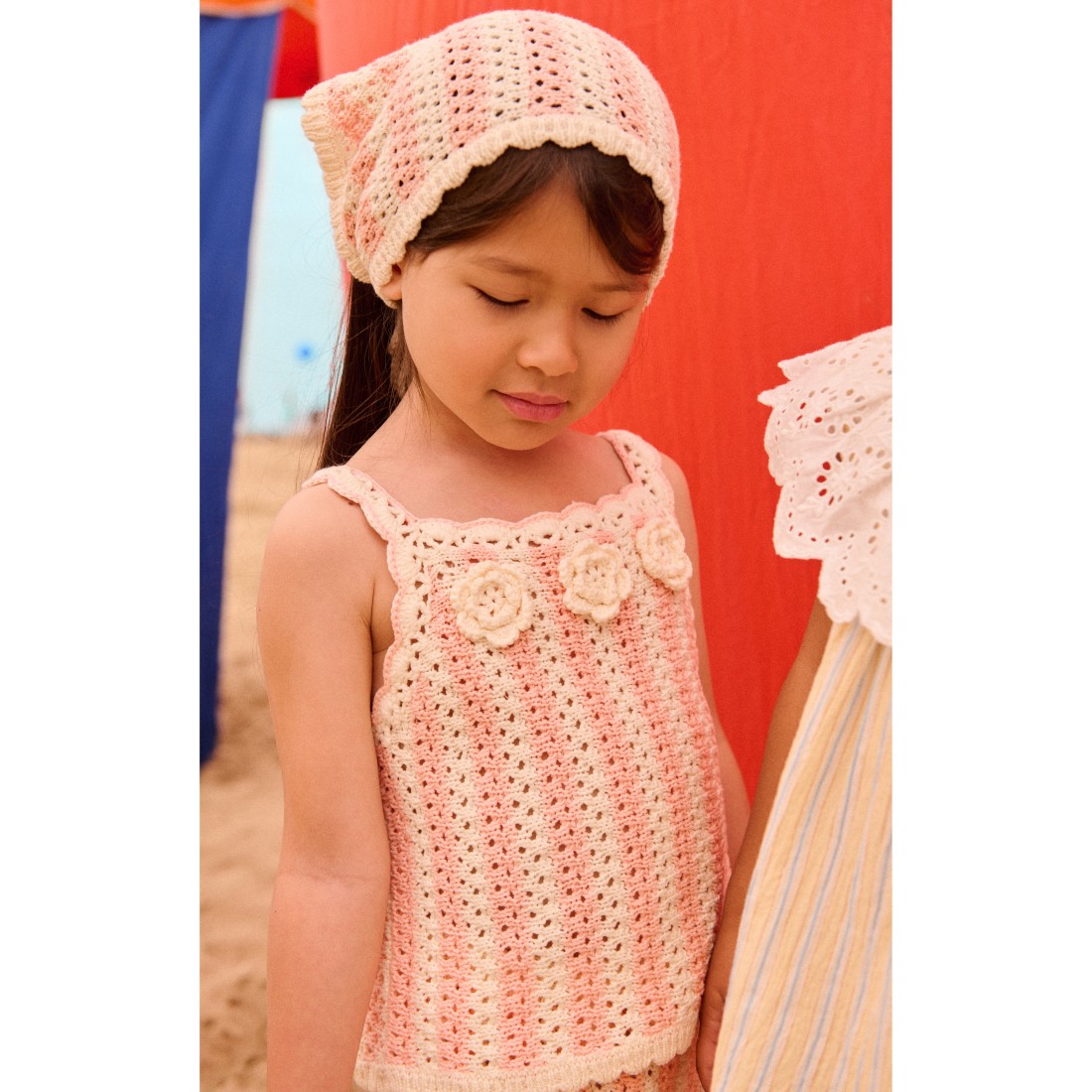 Headband Holly Pink Stripes