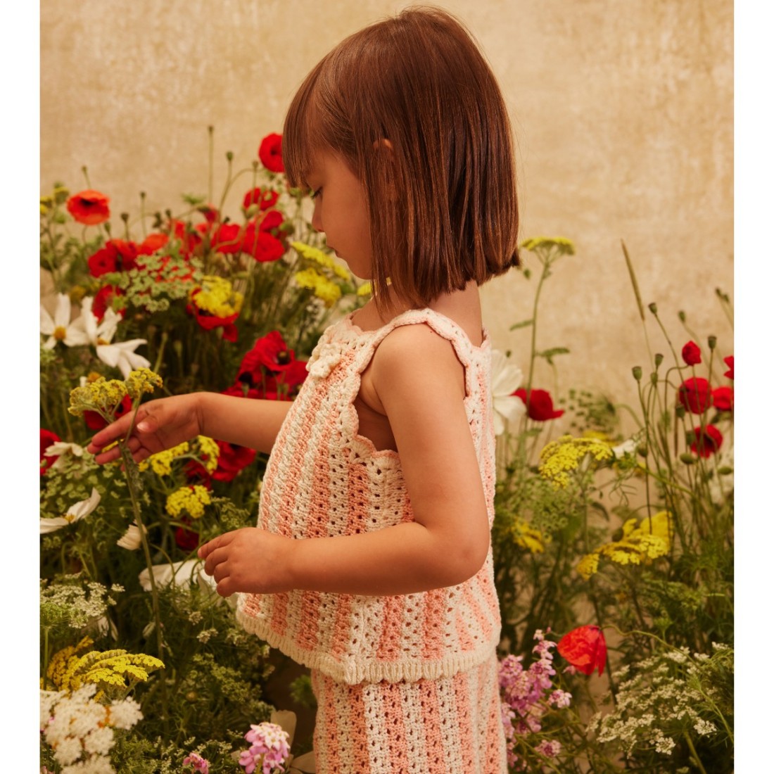 Top Larya & Shorts Mekylane Pink Stripes