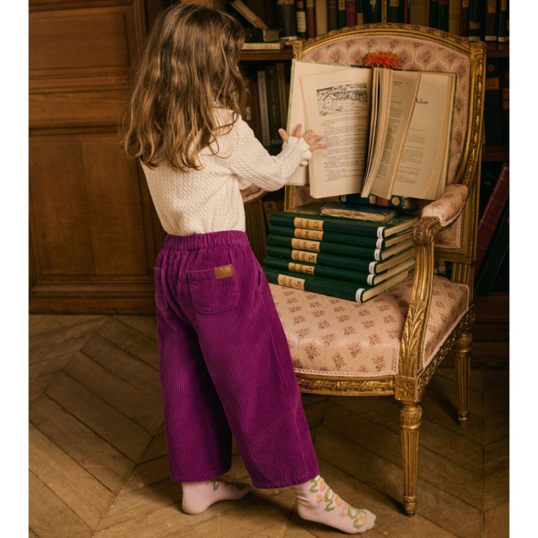 Pants Flor Raspberry