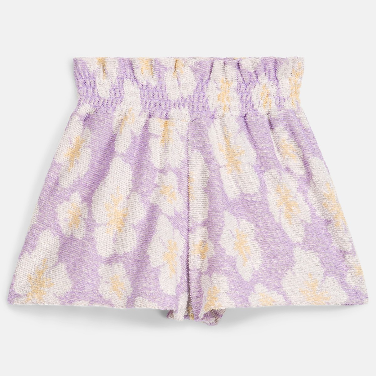 Tee Kalistee & Shorts Clemoune Lilac Tiare Blossom