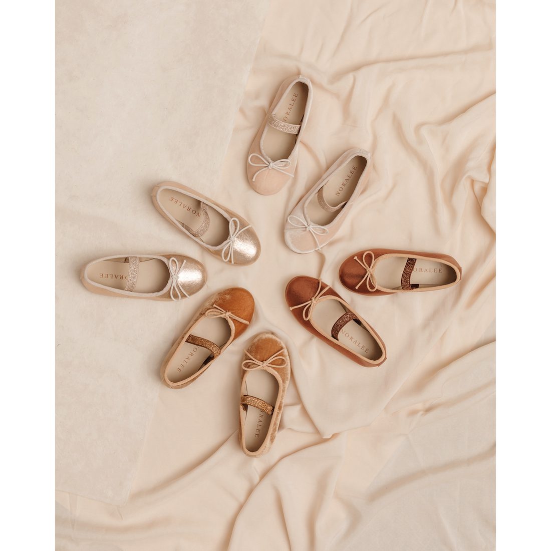 Ballet Flats | Gold Metallic