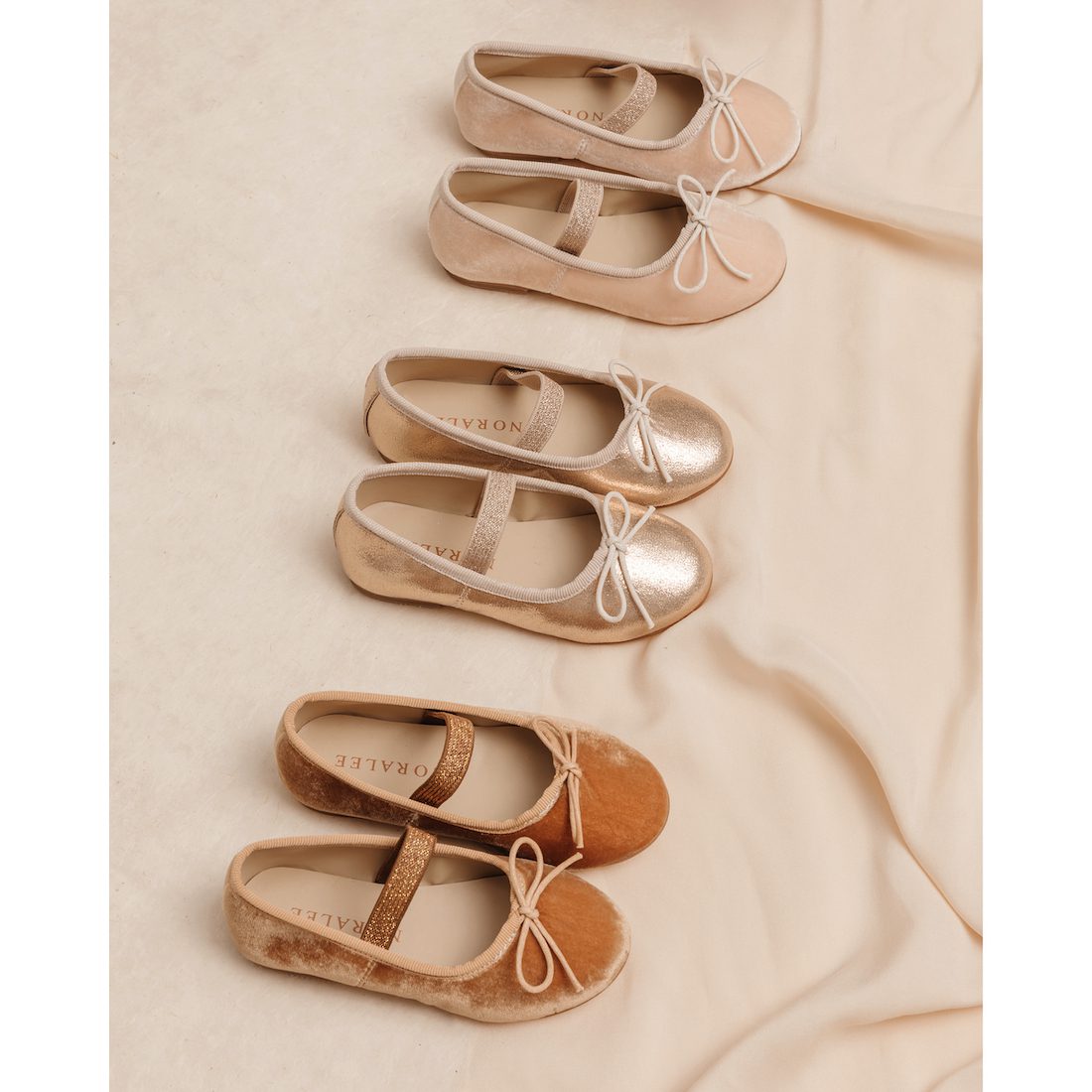 Ballet Flats | Gold Metallic
