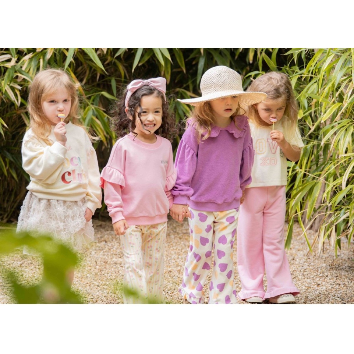 Violet Terry Cotton Balloon Collar Sweater