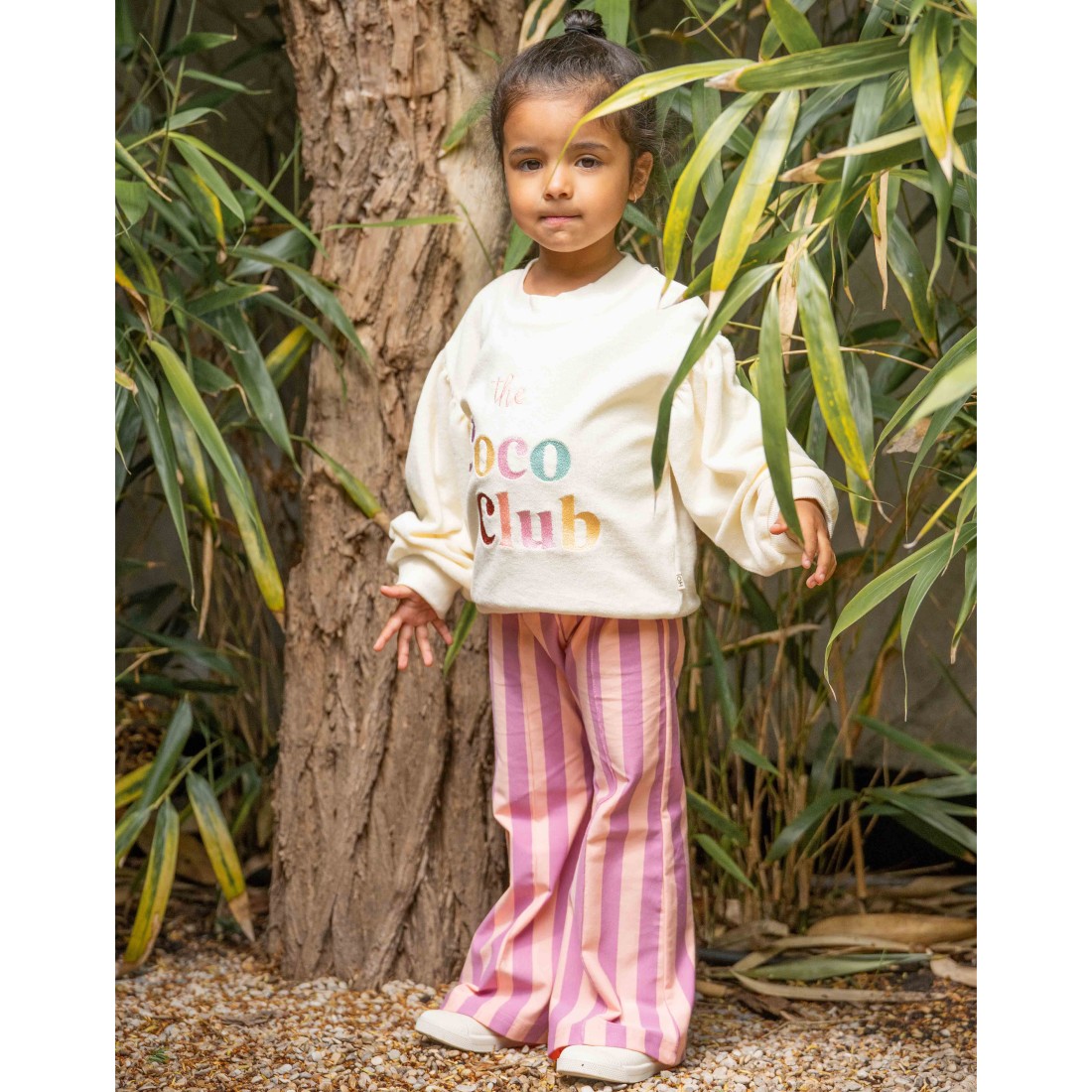 Violet Bellini Stripes Flared Pants