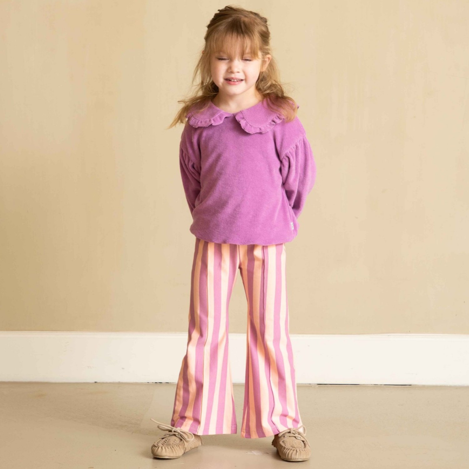Violet Bellini Stripes Flared Pants