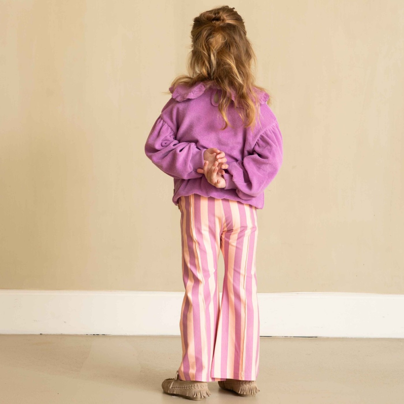 Violet Bellini Stripes Flared Pants