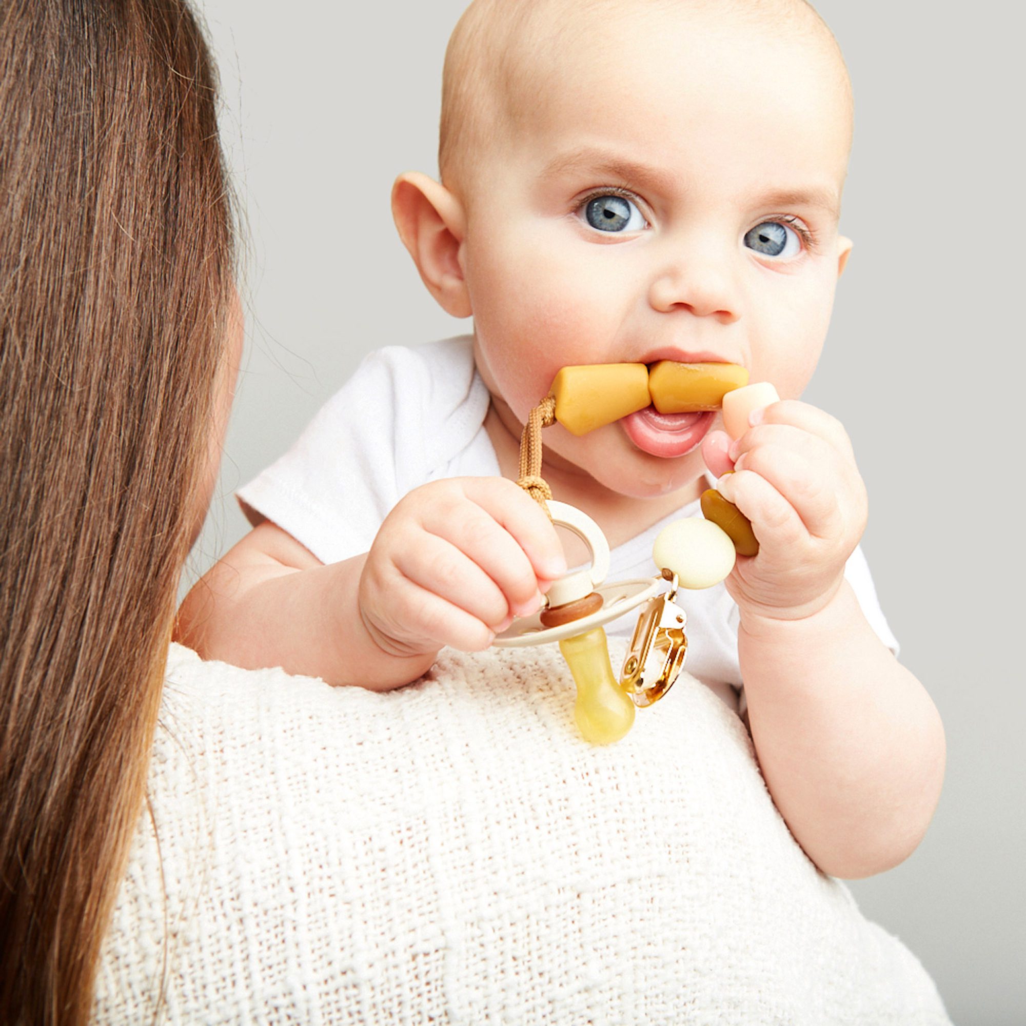 Honey Pacifier Clip
