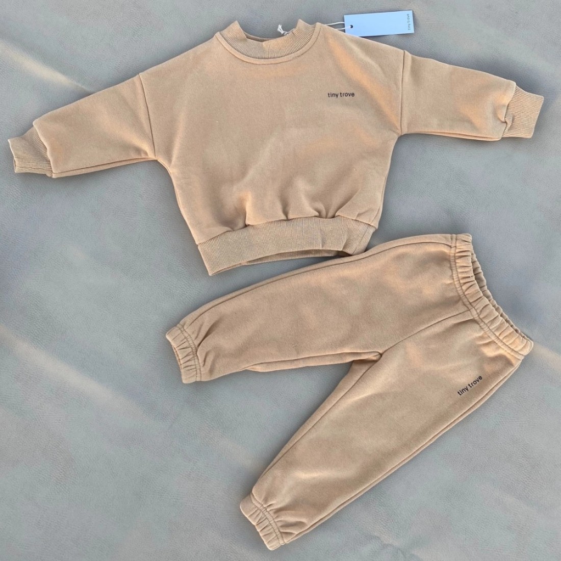 Woodie 3D Logo Tracksuit Fawn