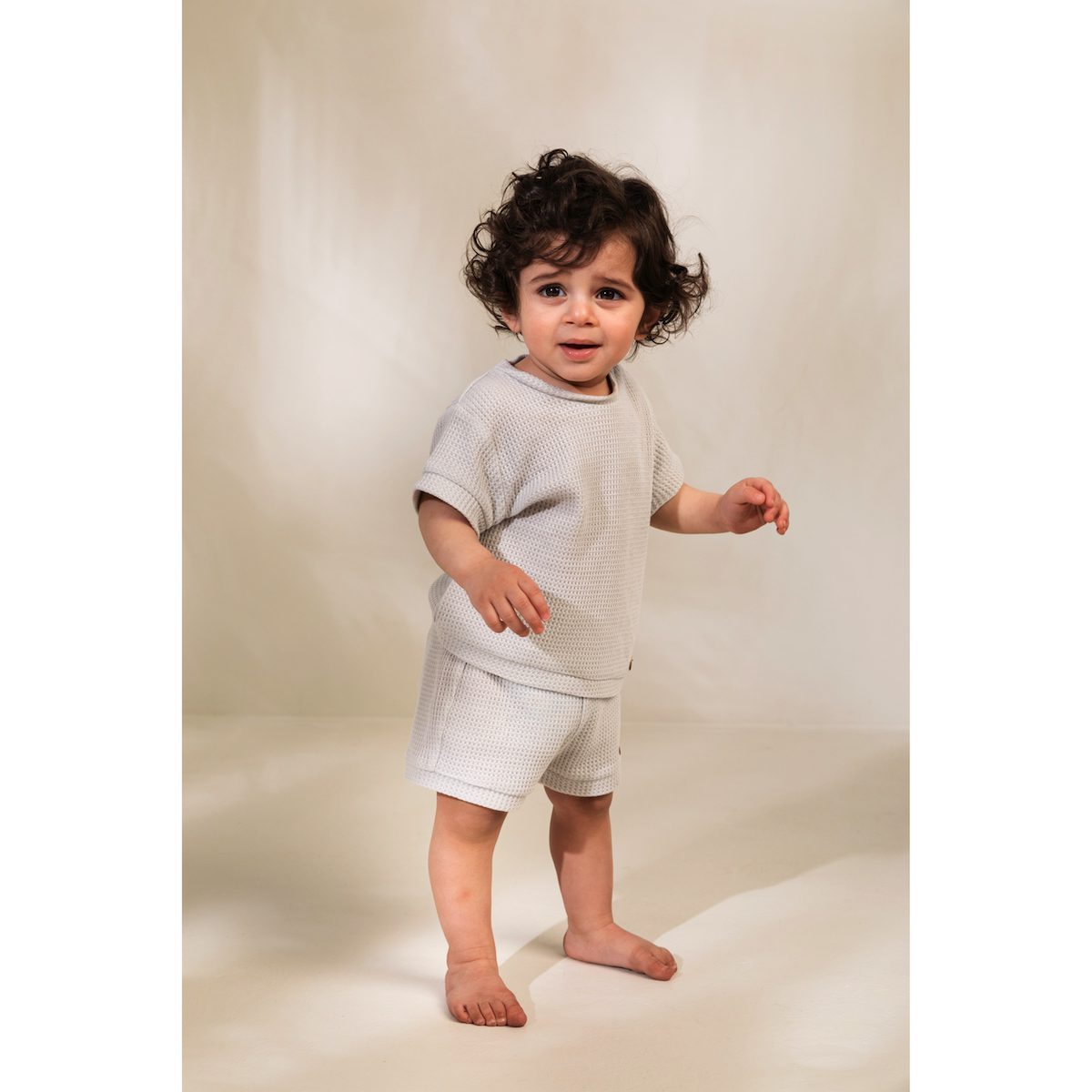 Tobo T-Shirt & Pil Shorts | Moonstone