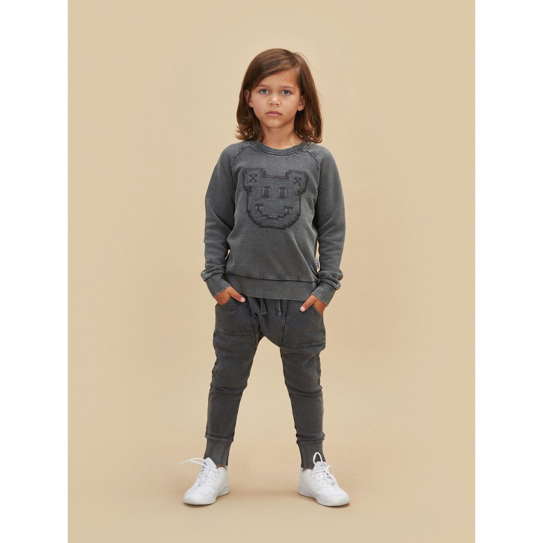 Digi Smile Charcoal Sweatshirt