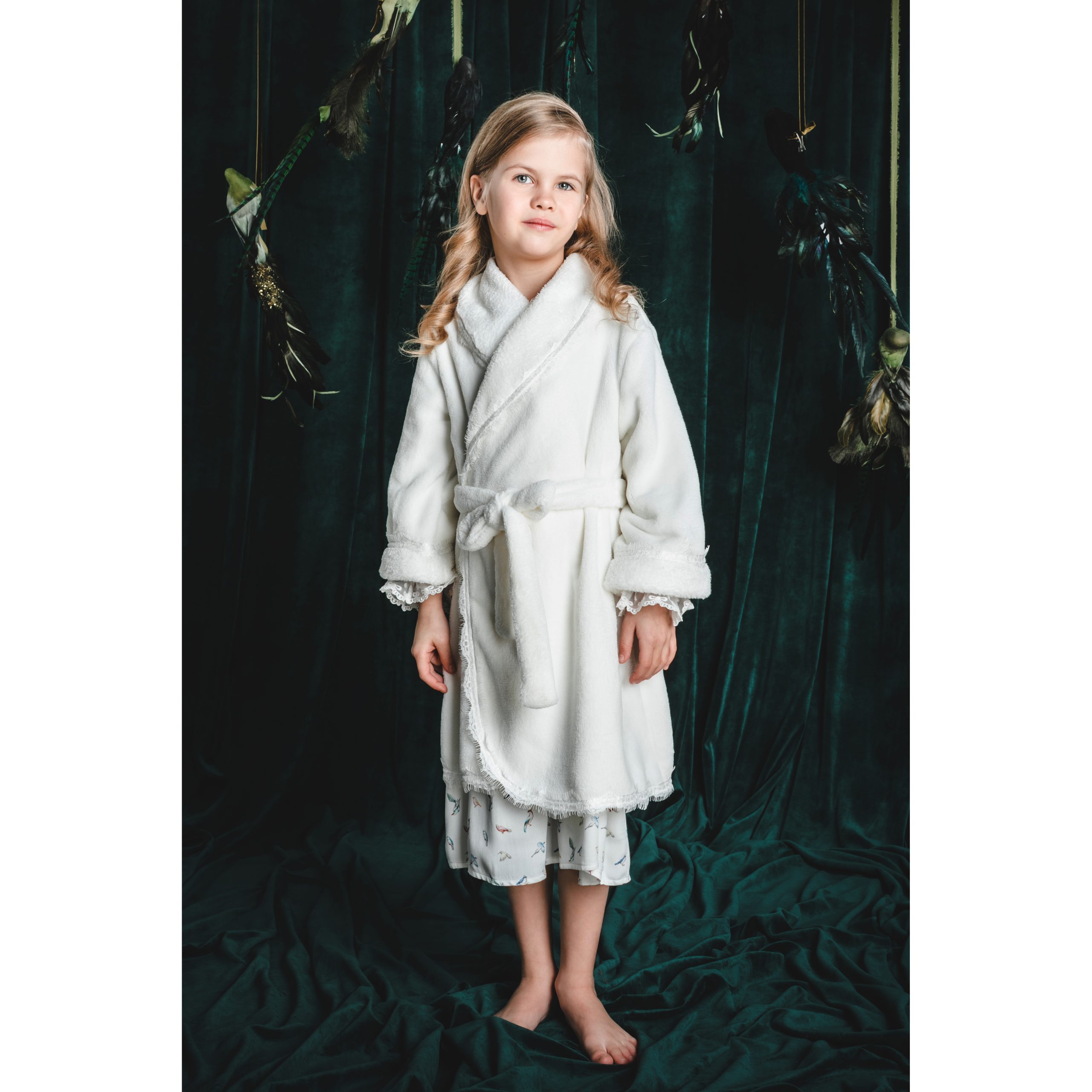 Kayla Robe | White