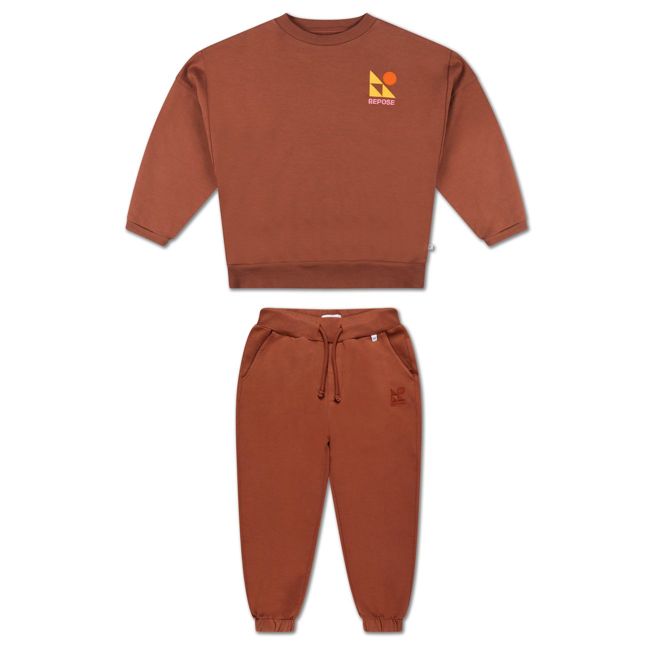 Crewneck Sweater & Sweatpants | Root Brown