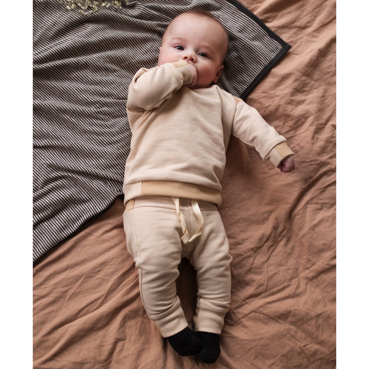 Chalk Two Tone Sweater & Pants