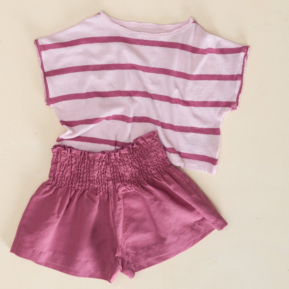 Striped Tee & Shorts