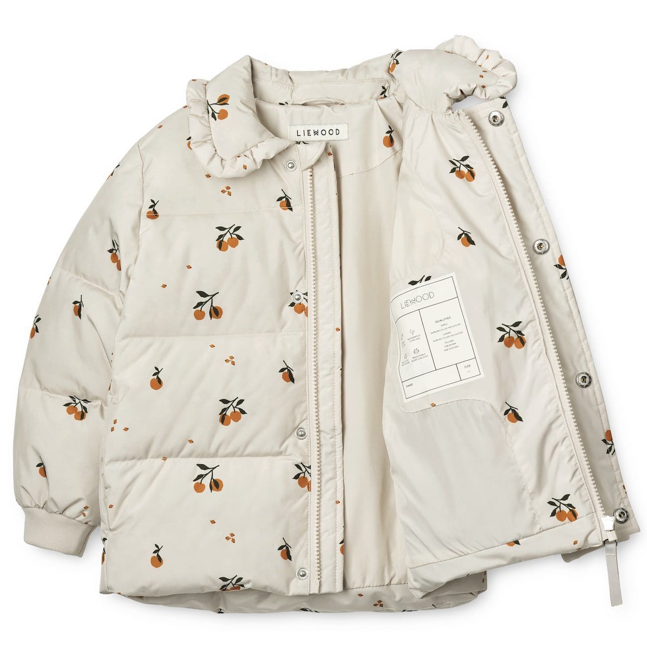 Anemone Down Puffer Jacket | Peach/Sandy
