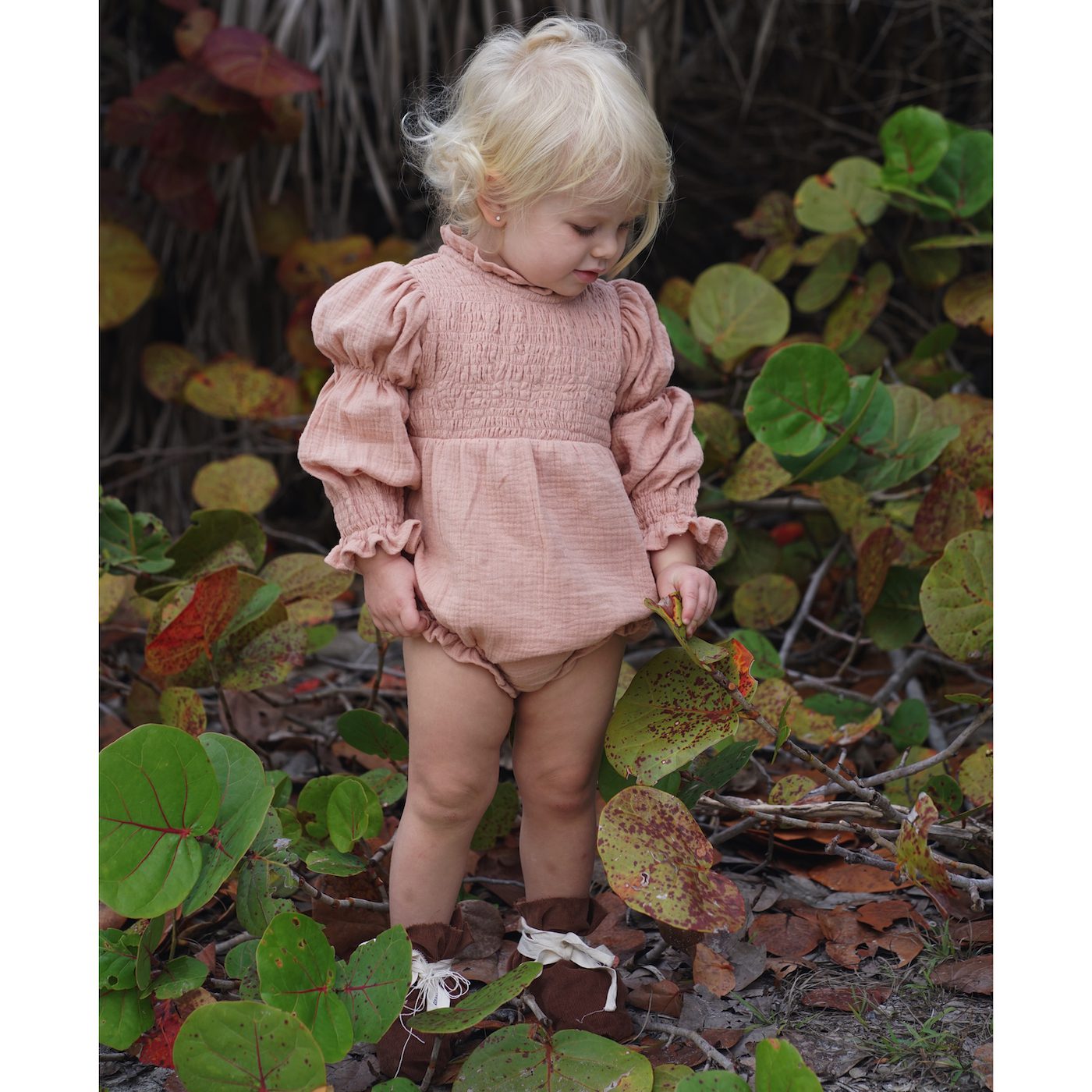 Gilda Smock Baby Romper