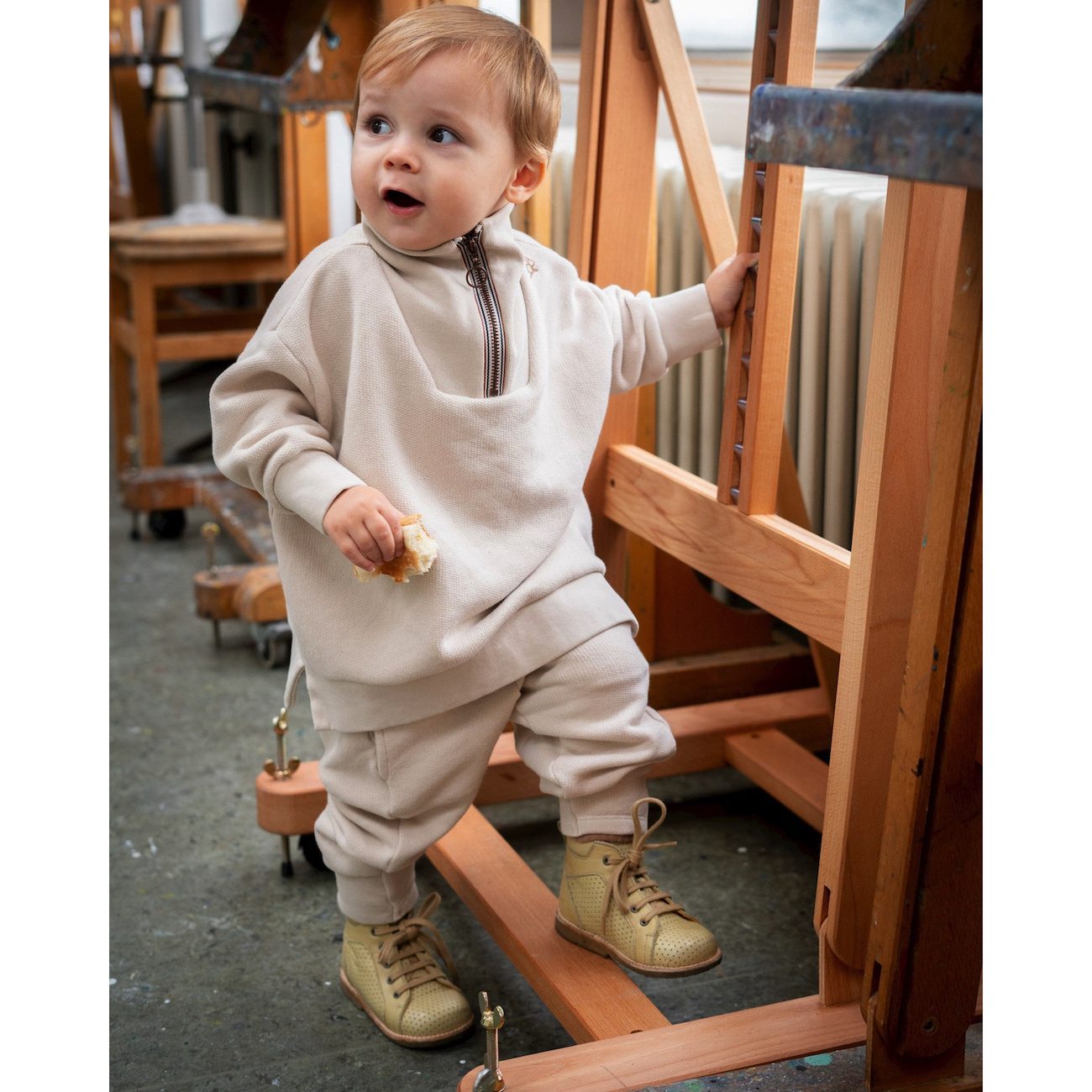 Aldo Sweater & Ottie Sweatpants | Biscuit