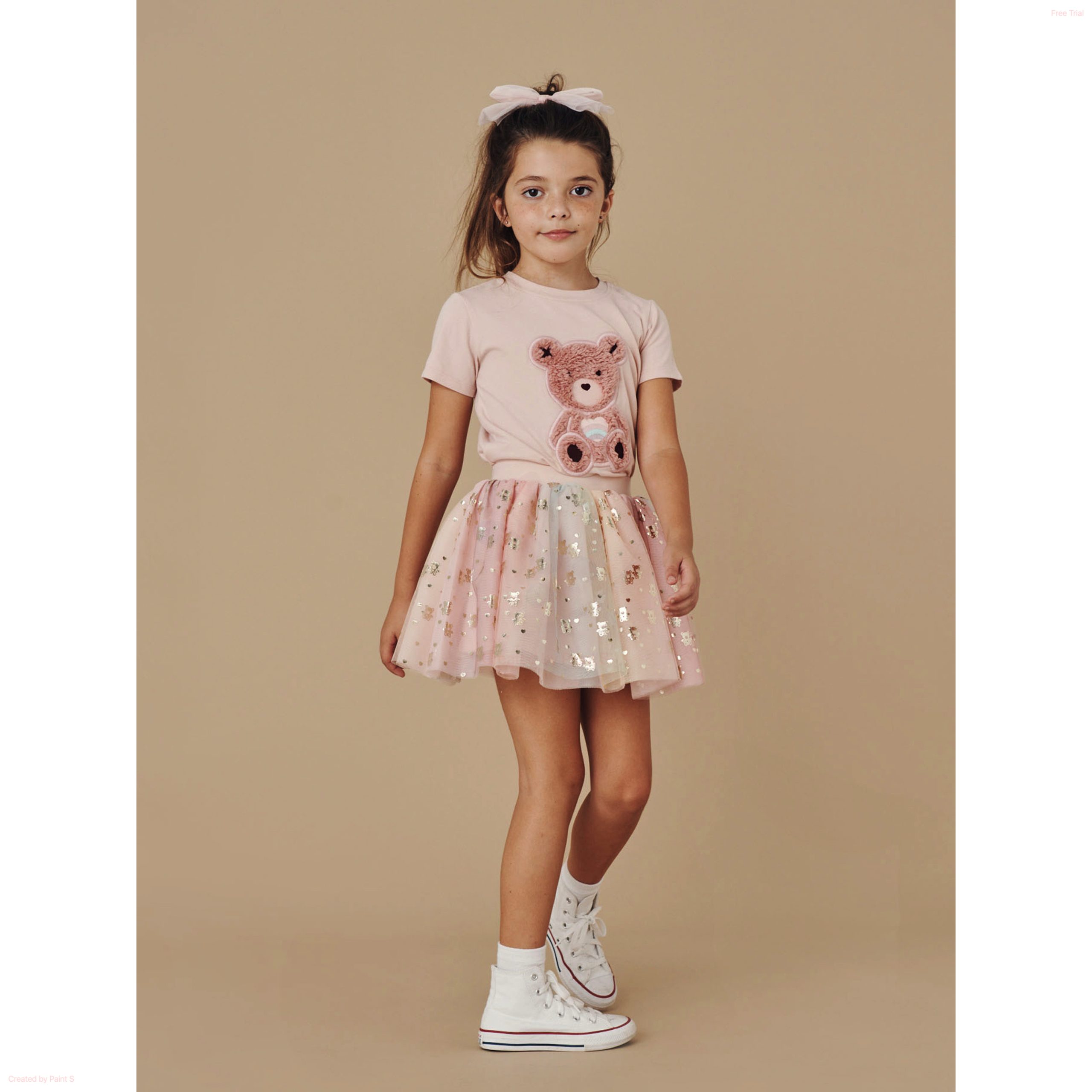 Angel Bear Tulle Skirt