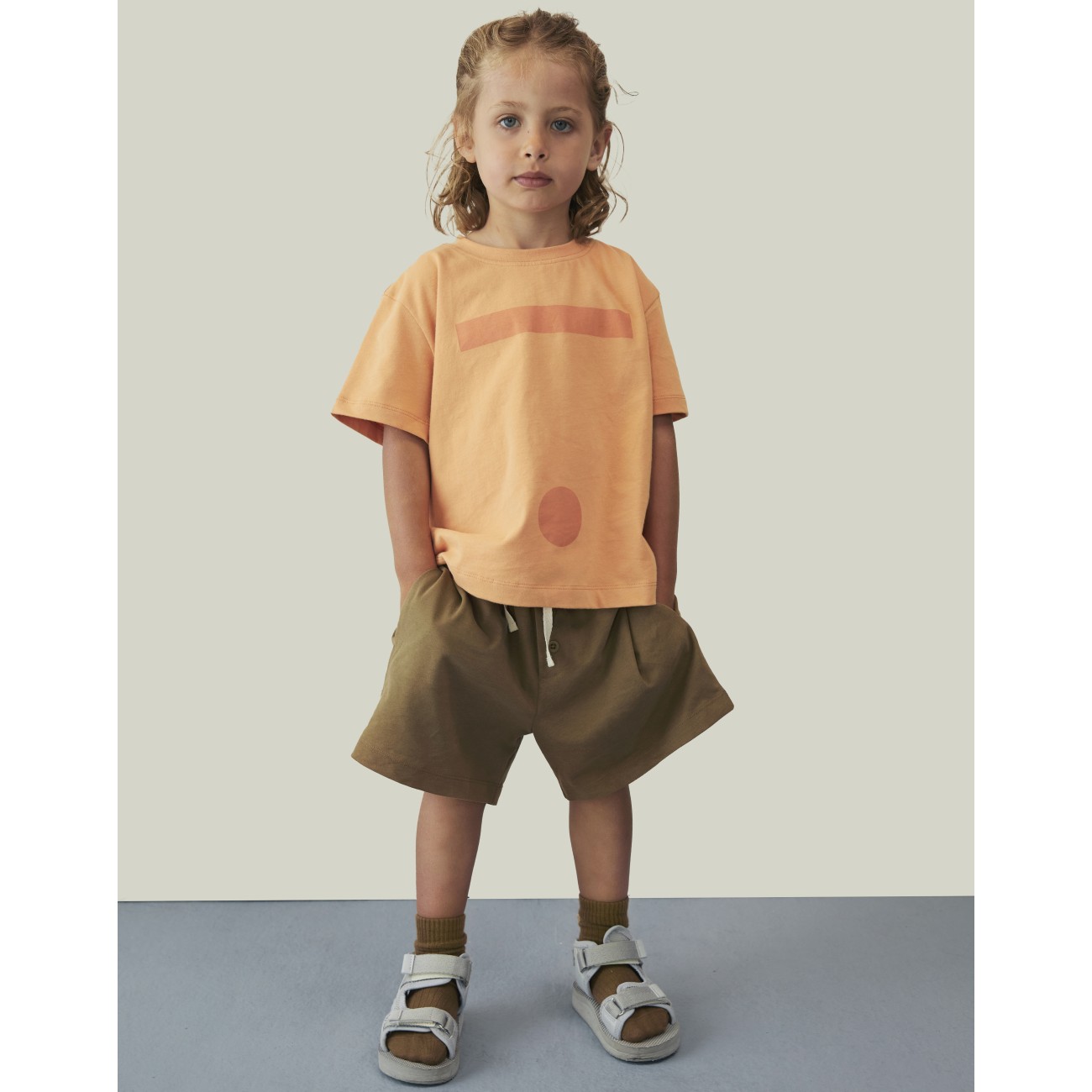 Oversized Tee with Logo Melon