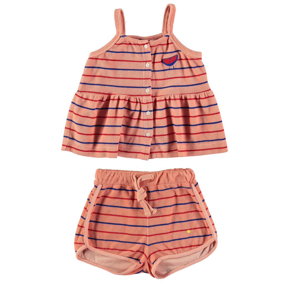 Shirt Terry Stripes & Shorts