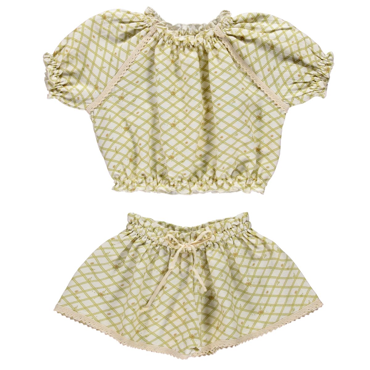Josephine Blouse & Romana Shorts | Flower Check