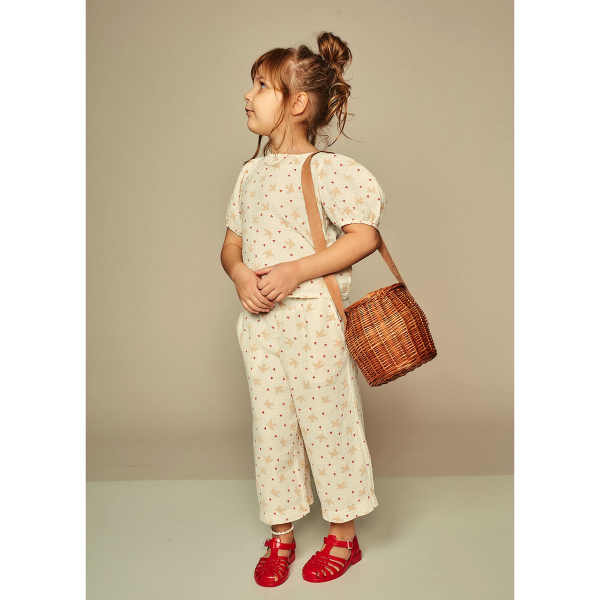 Swallow Blouse & Culottes