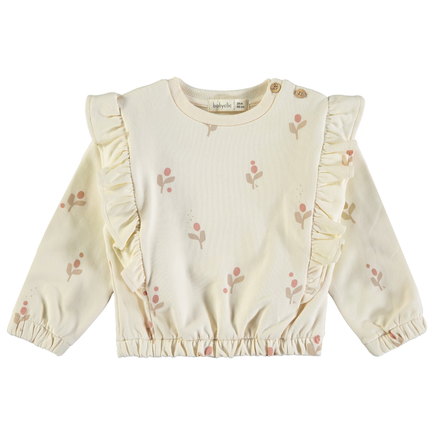 Sweatshirt Flor Cream