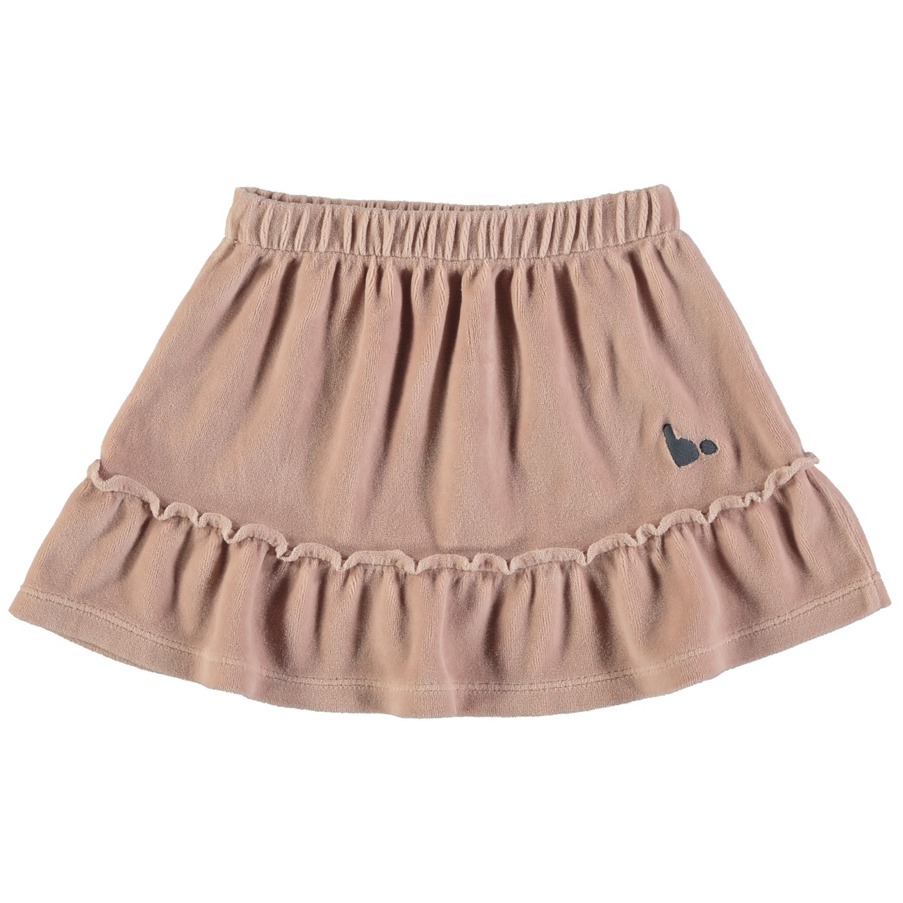 Skirt Velour Nude