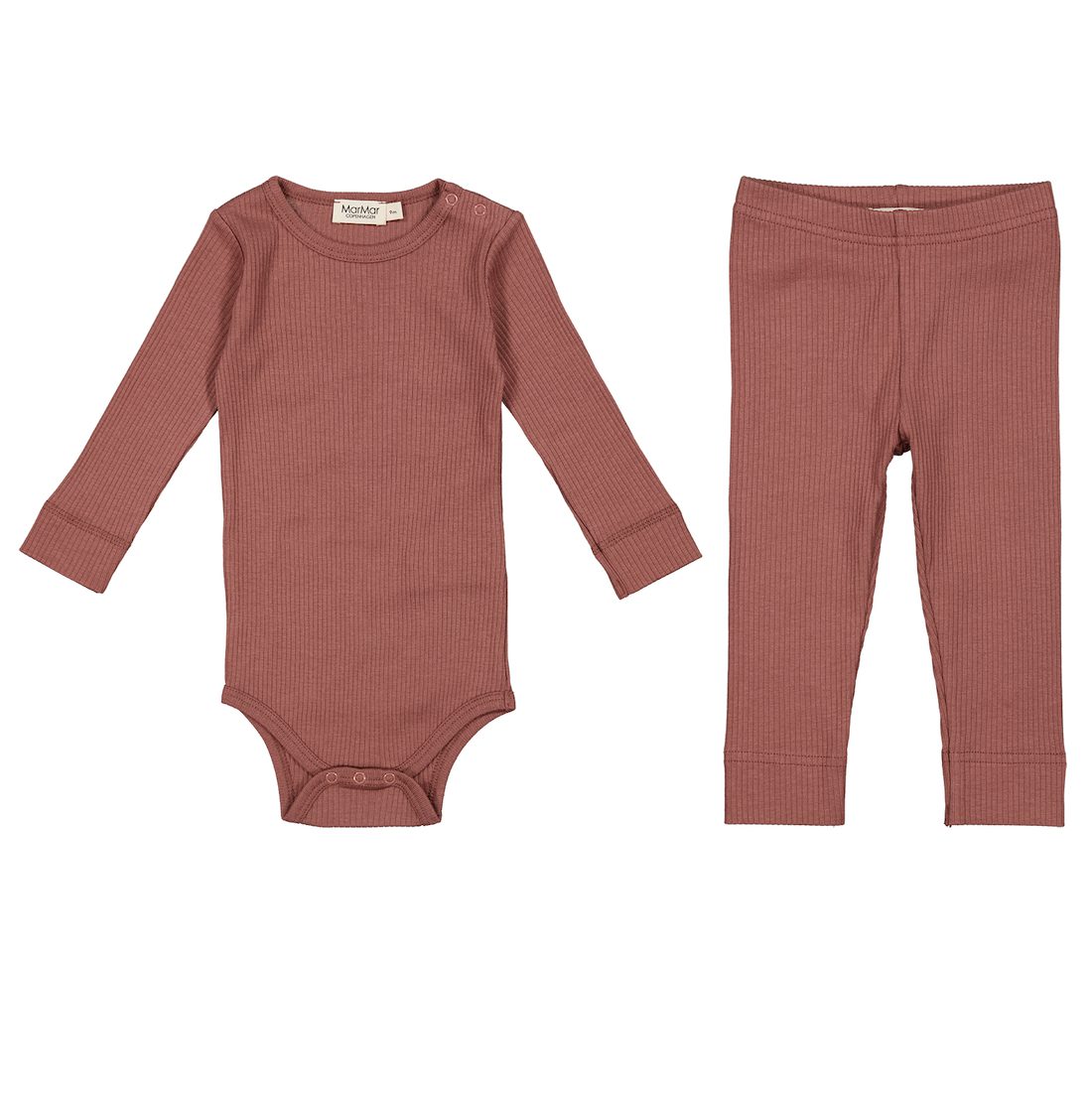 Plain Body L/S & Leggings | Rose Blush