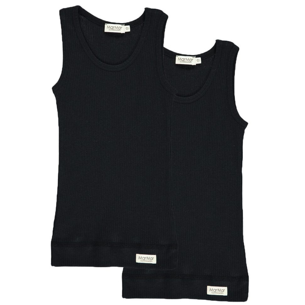 Sleeveless Undershirts 2 Pack  | Black