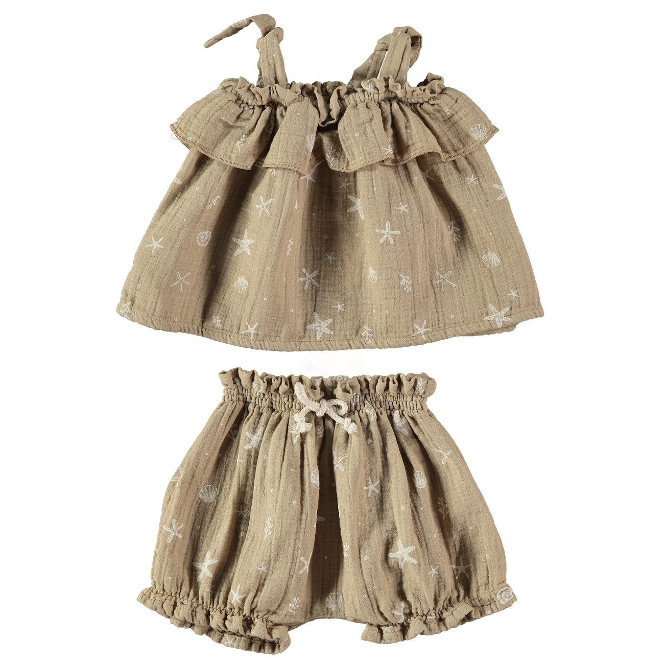 Ocean Blouse & Bloomer | Sand