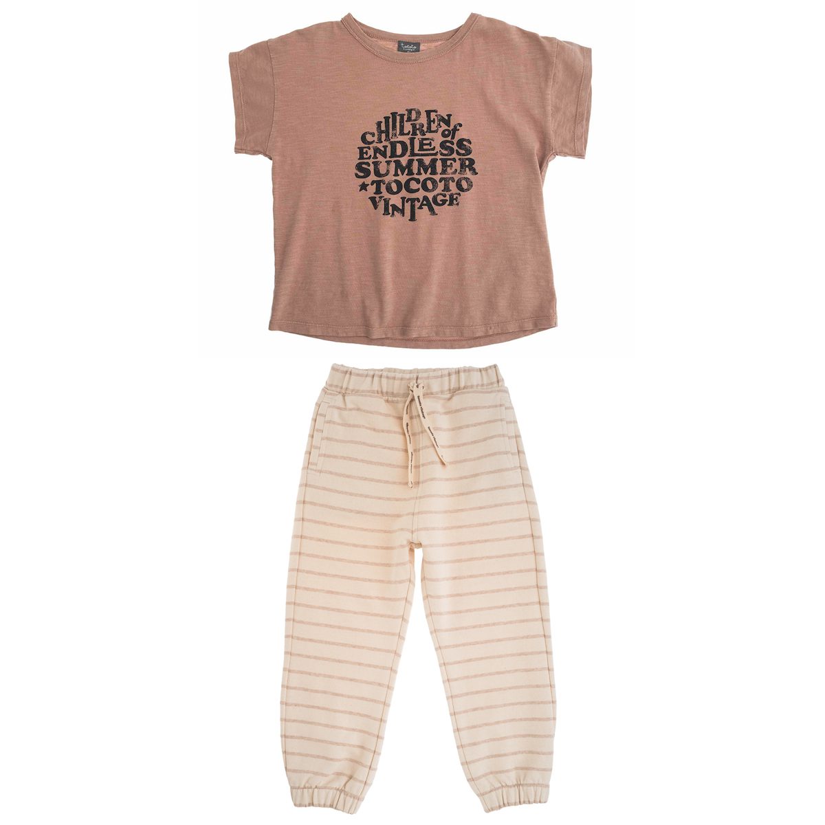 Endless Summer T-Shirt & Striped Pants