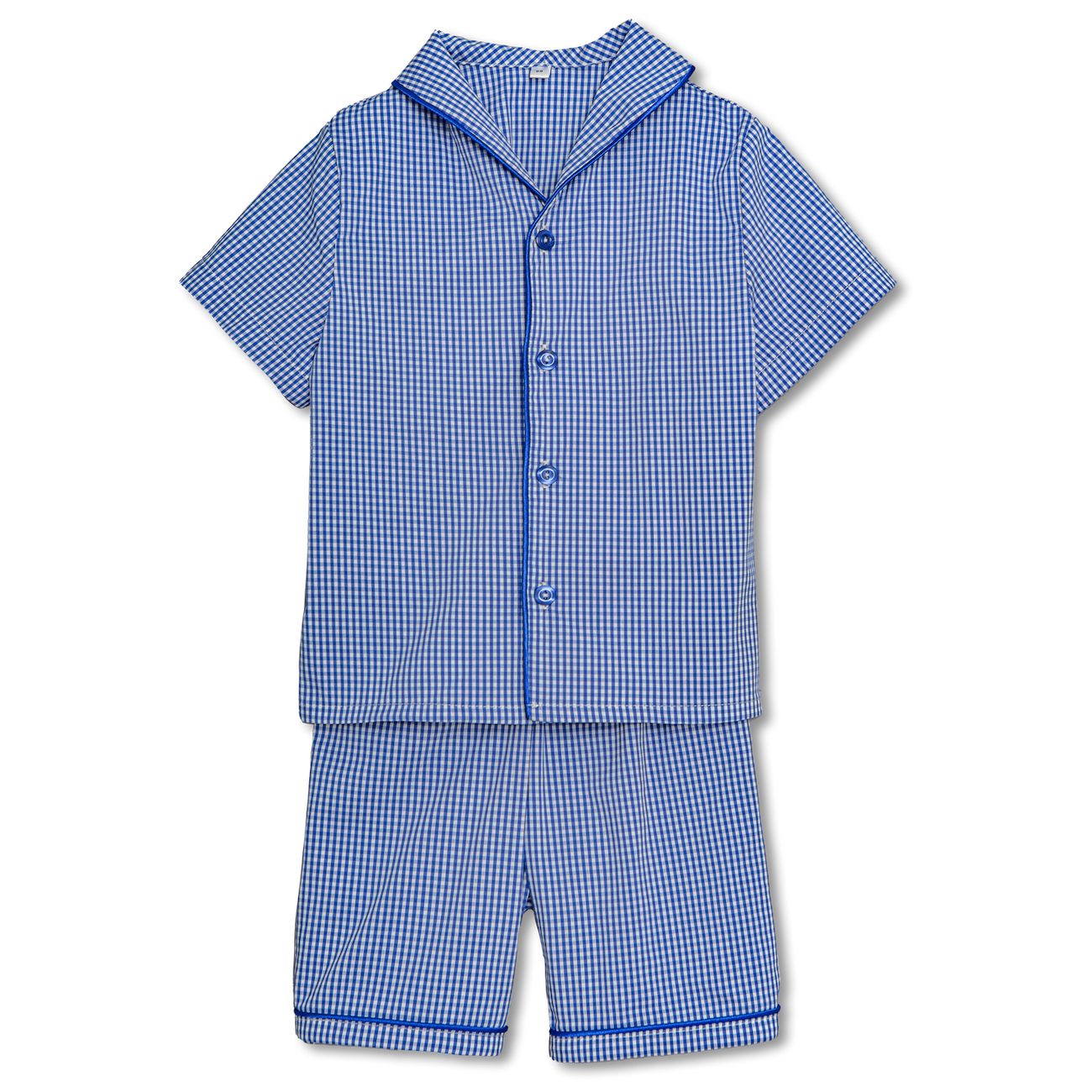 Samuel Pajama | Royal Blue Checks