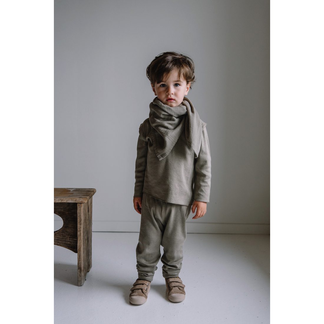 Lala Top & Rom Pom Leggings | Taupe