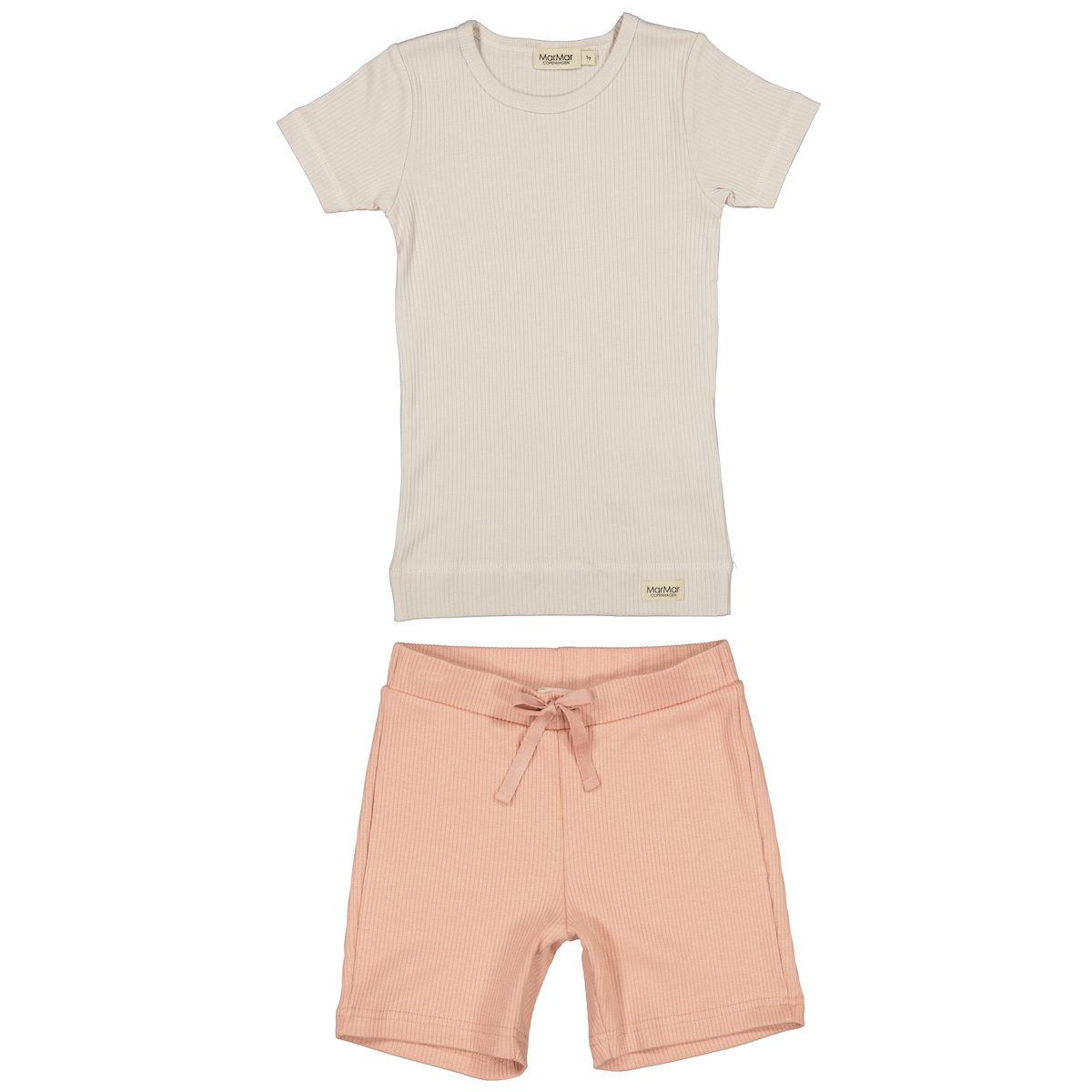 T-Shirt Vanilla & Shorts Apricot Creme