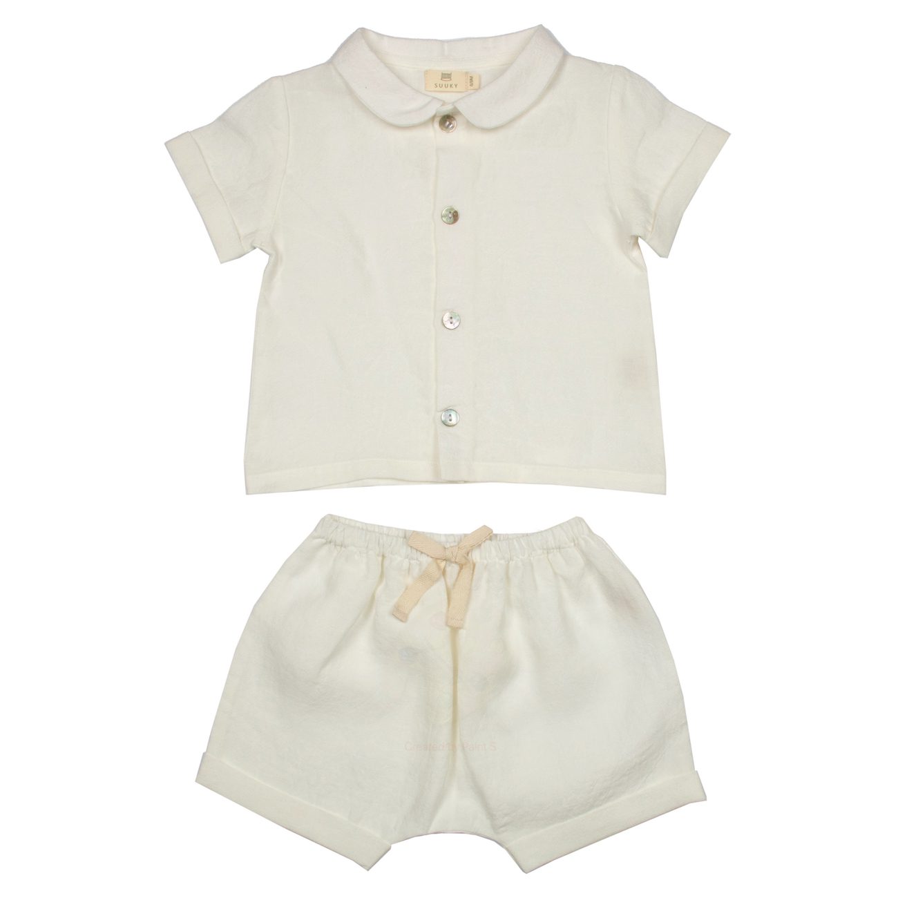 Linen Baby Shirt & Shorts | Sugar