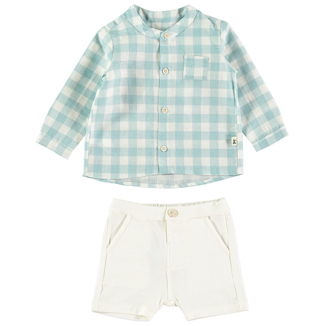 Mao Shirt & Shorts Set