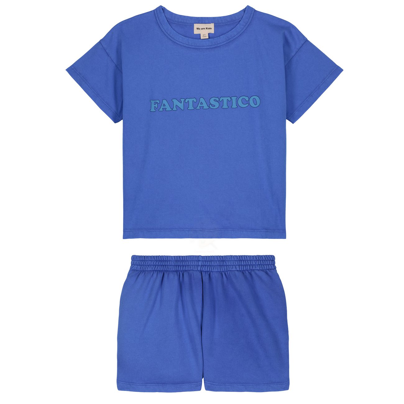 Tee Dylan Jersey & Short Liam Fleece | Super Blue + Print Fantastico