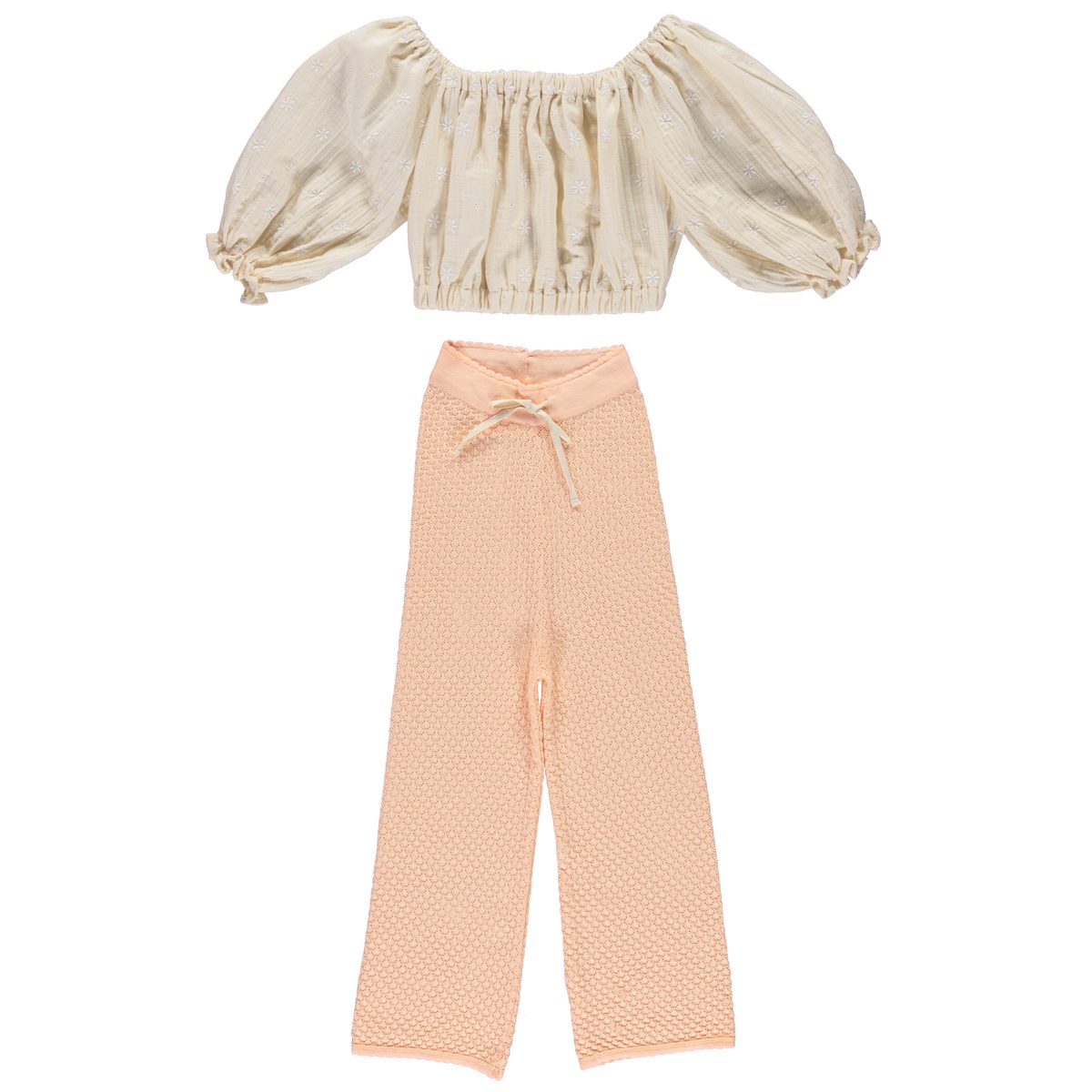 Leandra Blouse & Crochet Pants