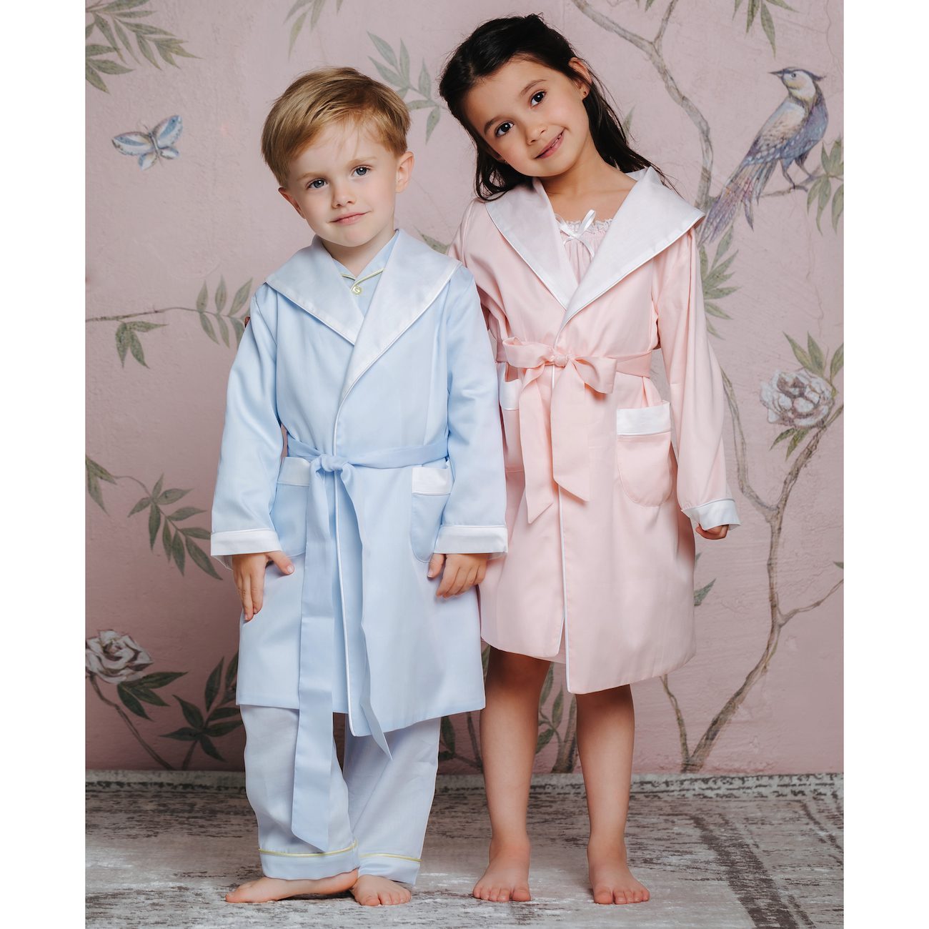 Theodore Dressing Gown | Light Blue