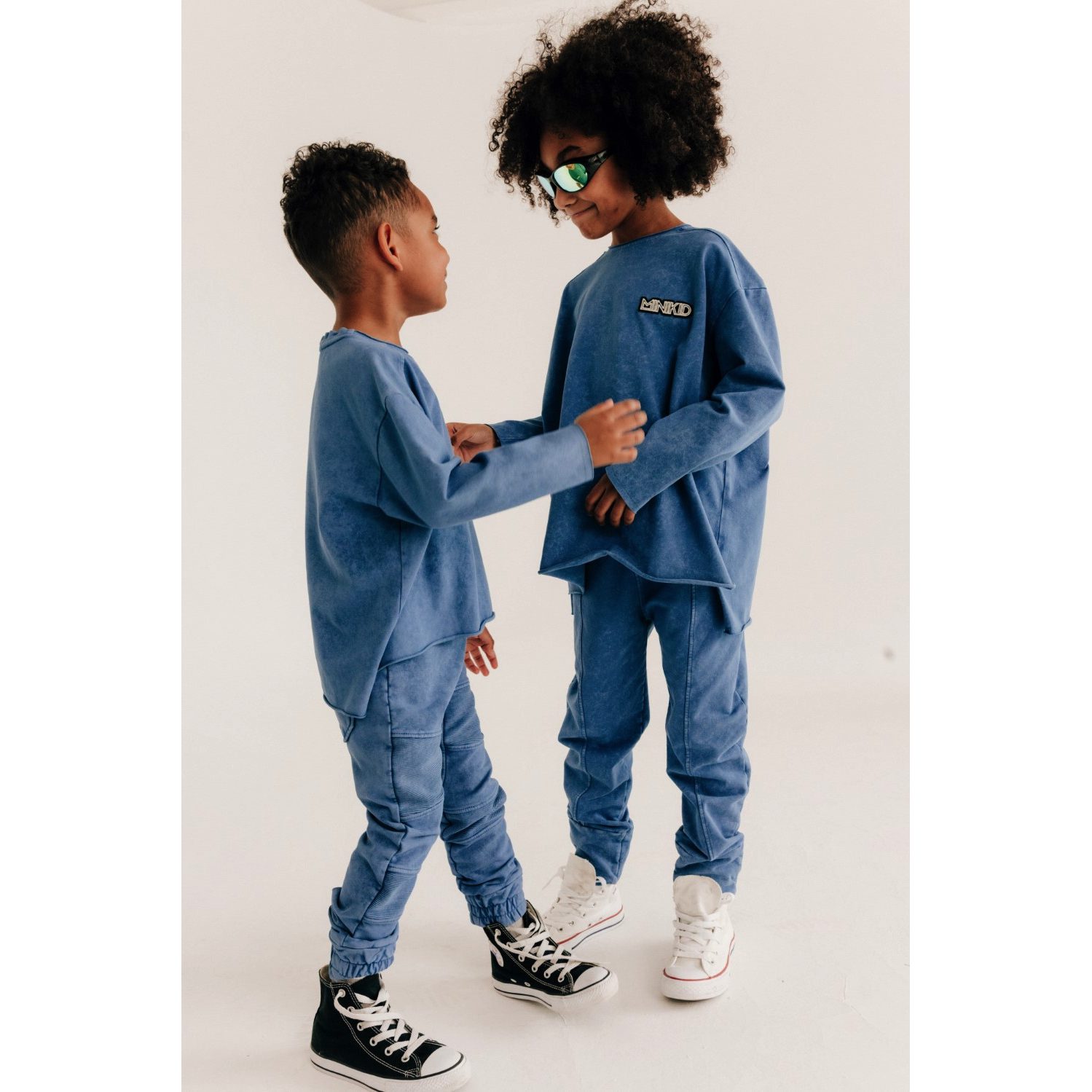 Vintage Navy Panel Pants