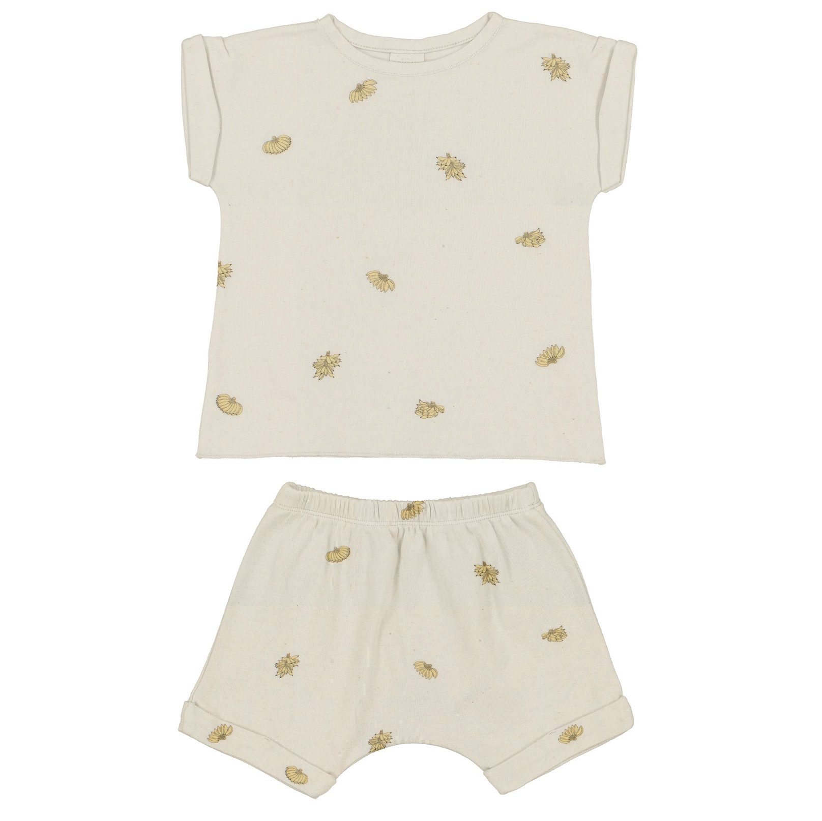 Bama T-Shirt & Simon Shorts | Ecru Banana