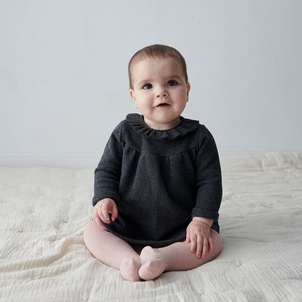 Lola Dark Grey Soft Knit Dress