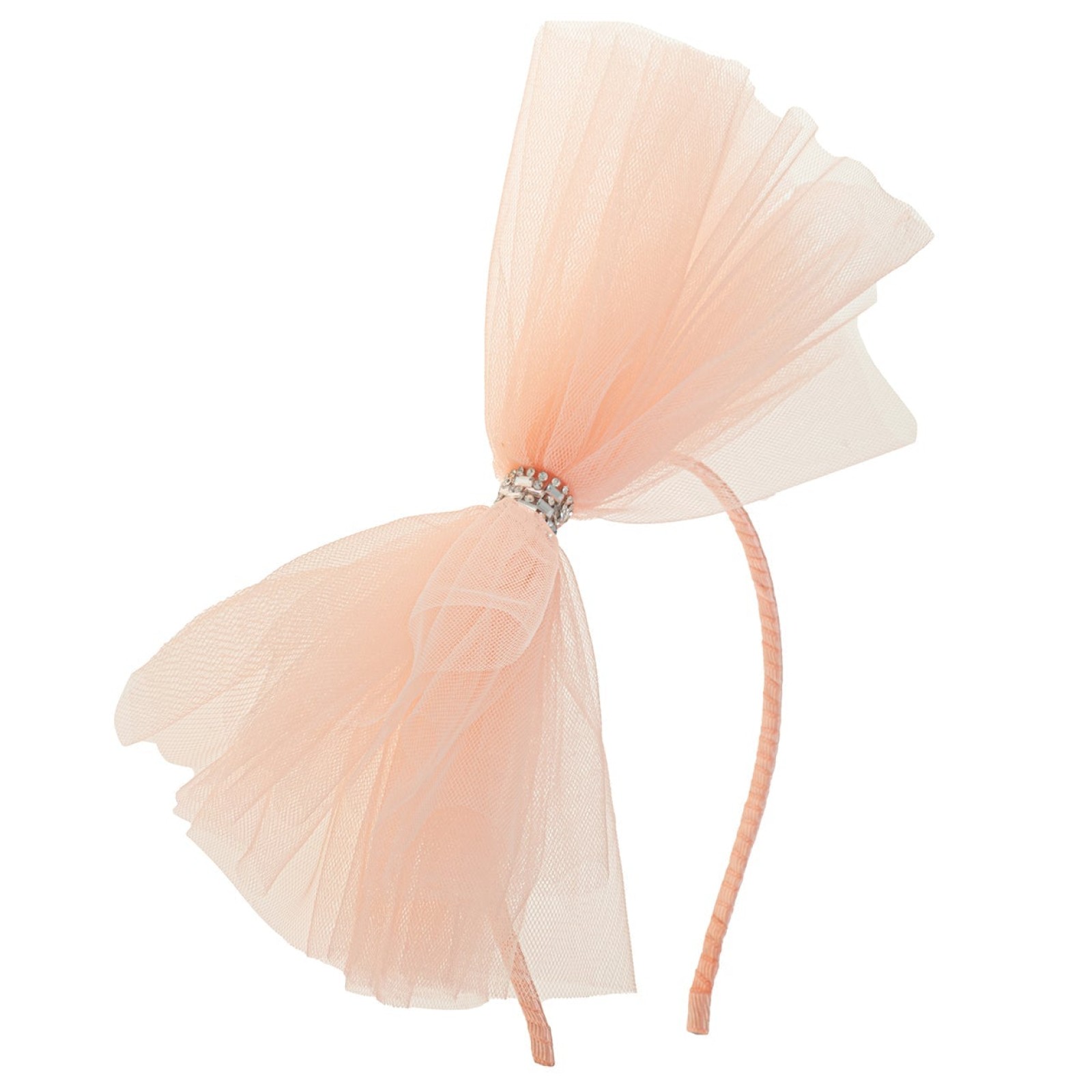 Lily Bow Headband Salmon Sunset