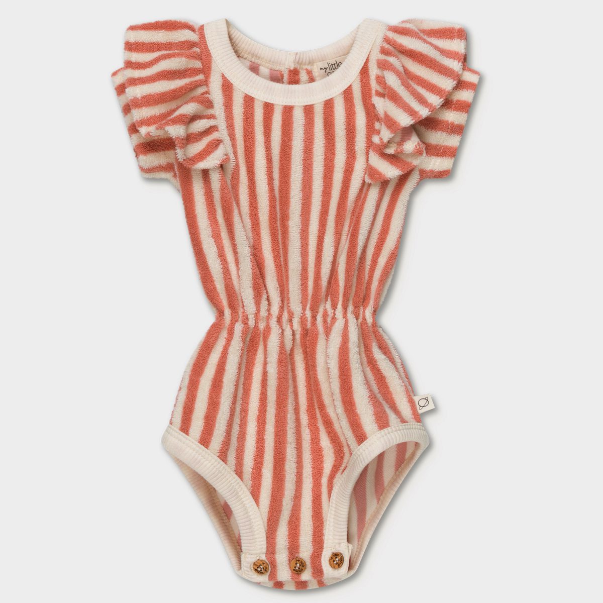 Tiffany Toweling Stripe Romper