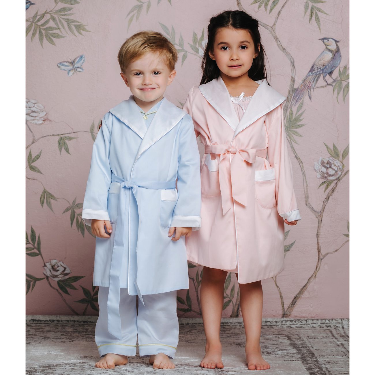 Theodore Dressing Gown | Light Blue