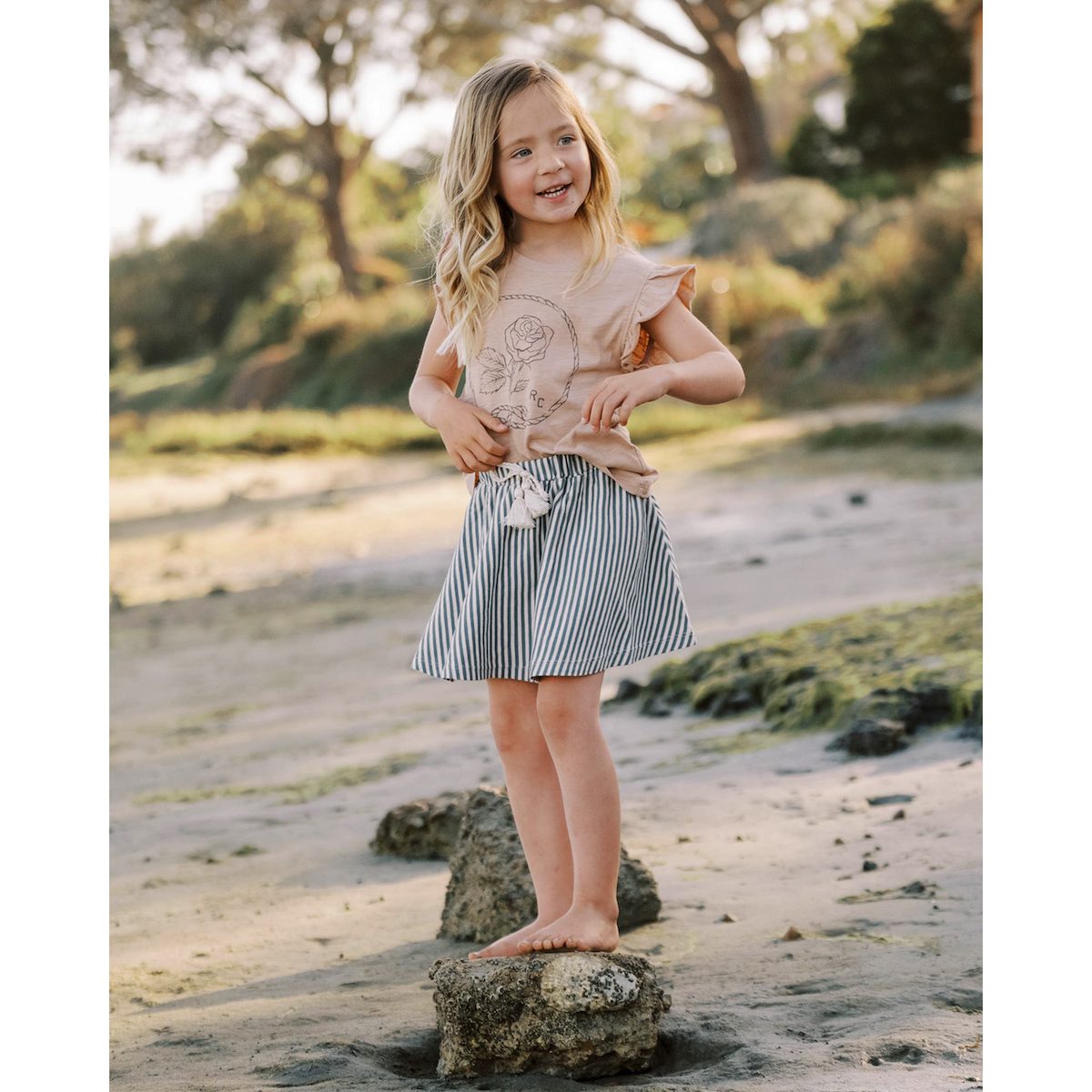 Mini Skirt | Sea Stripe