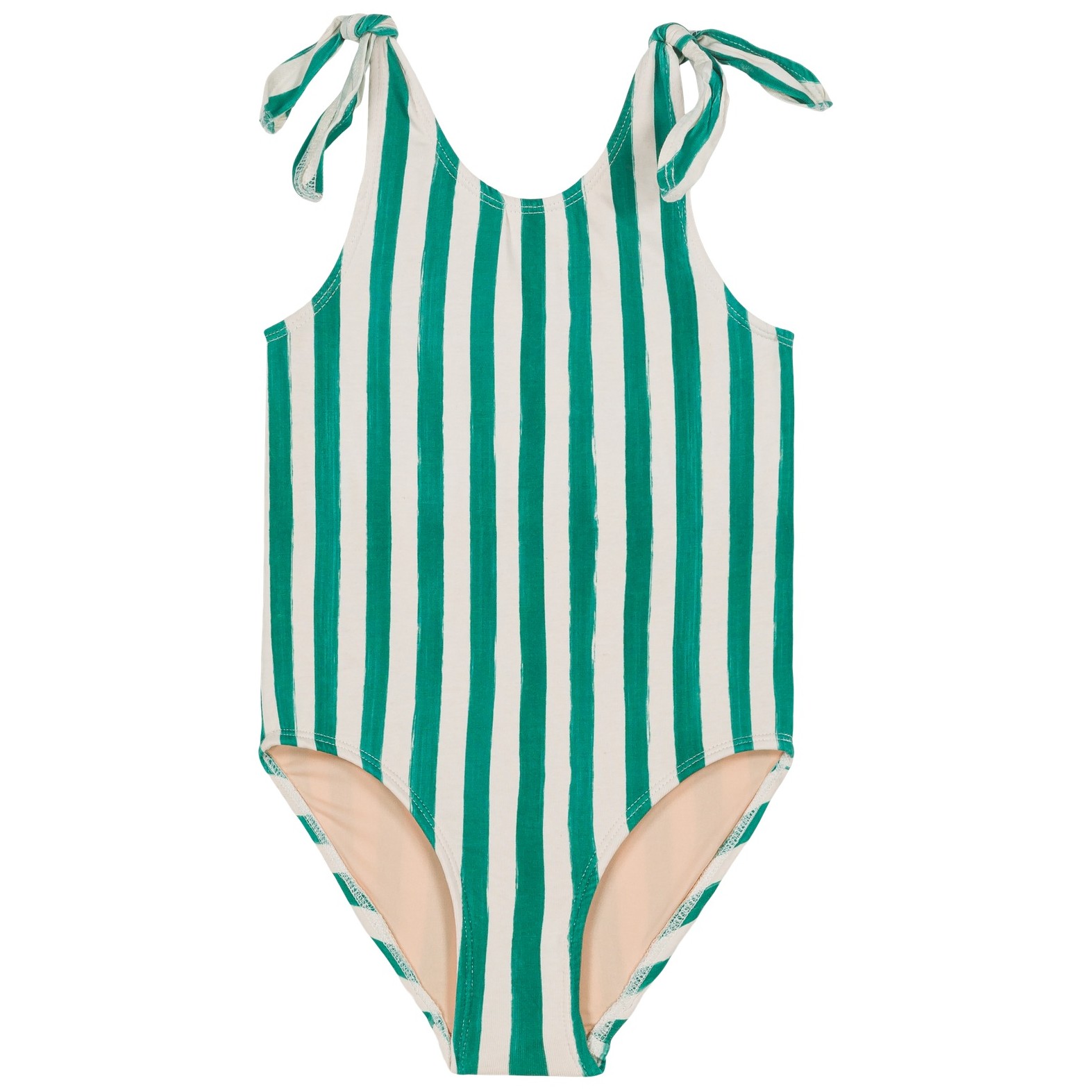 Roberta Swimsuit Capri Green Stripes