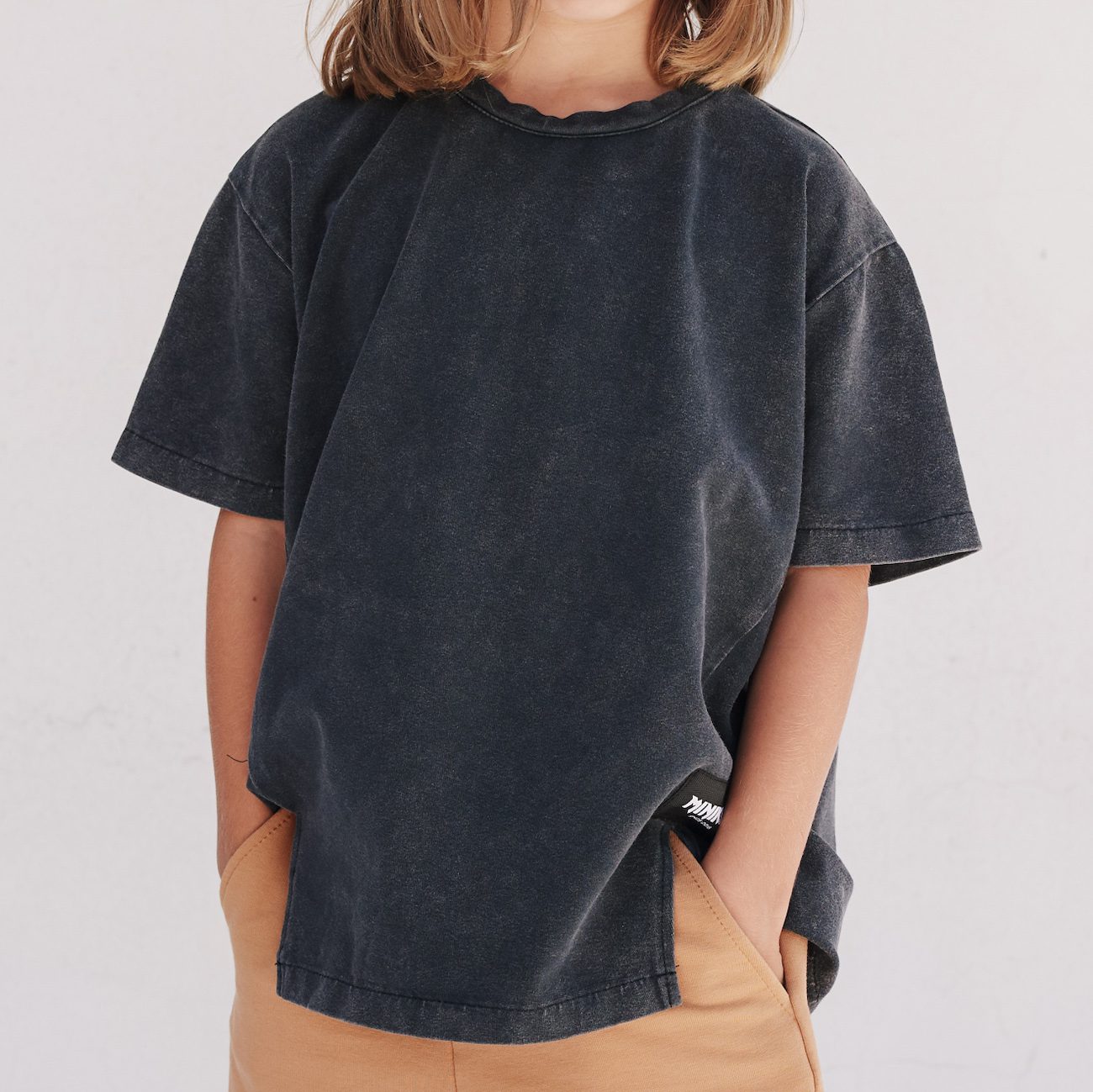 Asymmetric Black T-Shirt